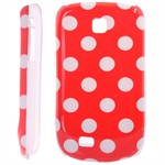 Dog pattern cover til Galaxy mini (R�d)